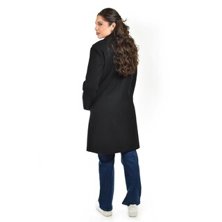 Foto 3 | Abrigo Semi Formal Roman Fashion /tallas Extras 2103 (negro) Negro