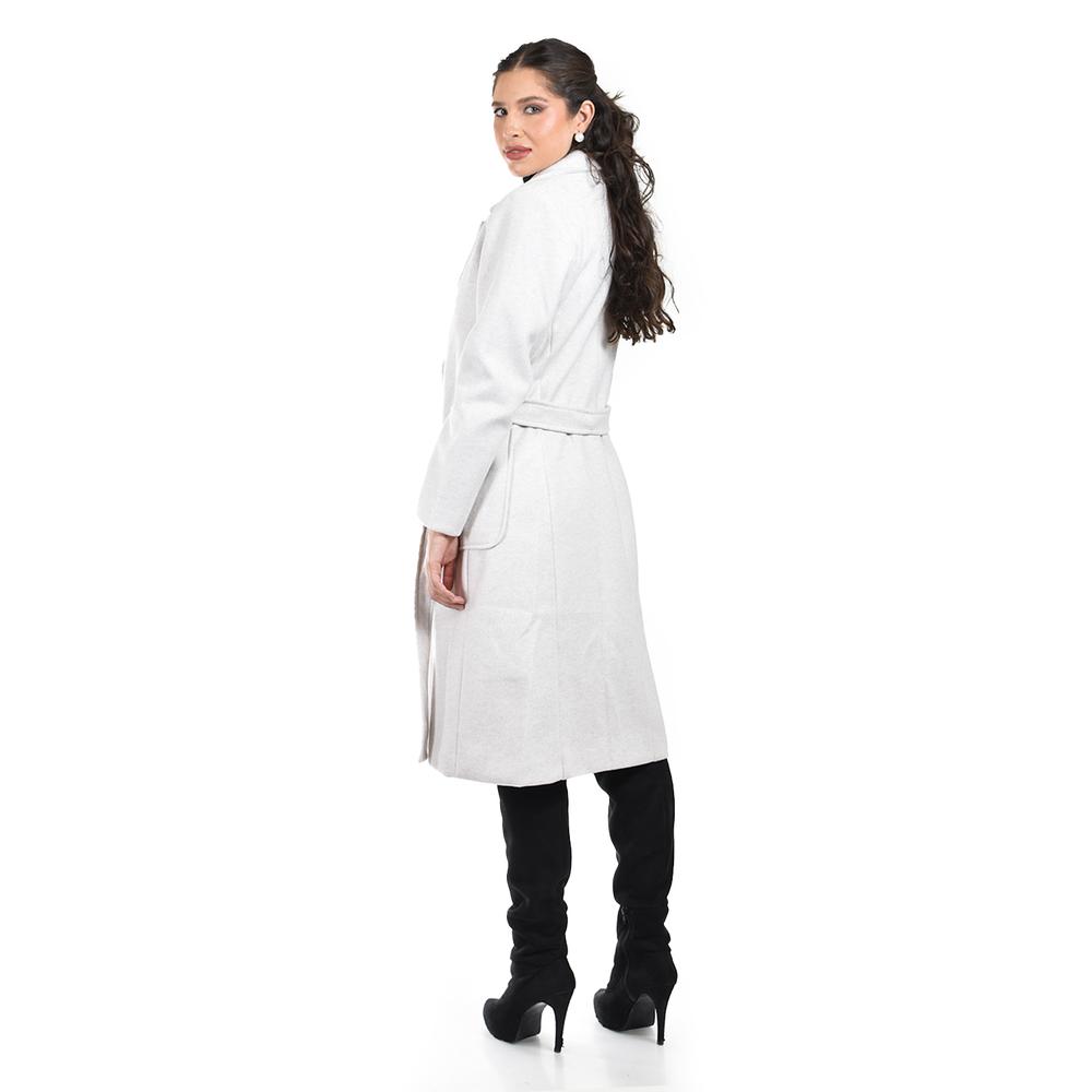 Foto 4 pulgar | Abrigo Largo Con Cinto Roman Fashion /juvenil  3013 (hueso) Beige