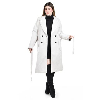 Foto 1 | Abrigo Largo con Cinto Roman Fashion para Mujer