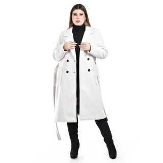 Foto 5 | Abrigo Largo con Cinto Roman Fashion para Mujer