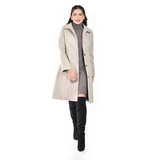 Foto 6 | Abrigo Recto Con Botones Frontales Roman Fashion /juvenil 3014 (beige) Beige