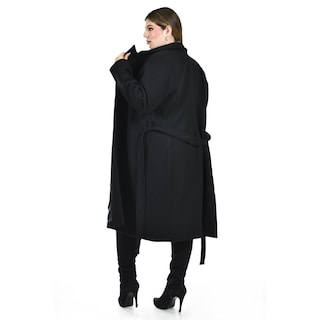 Foto 3 | Abrigo Largo con Cinto Roman Fashion para Mujer