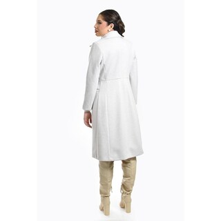 Foto 3 | Abrigo Largo Con Boton Roman Fashion /juvenil 3017 (hueso) Beige