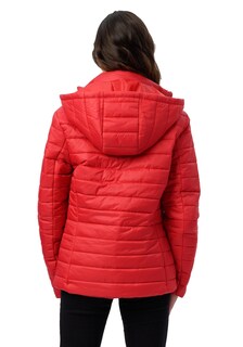 Foto 2 | Chamarra Capitonada con Capucha Corte Slim Refinery Republic color Rojo