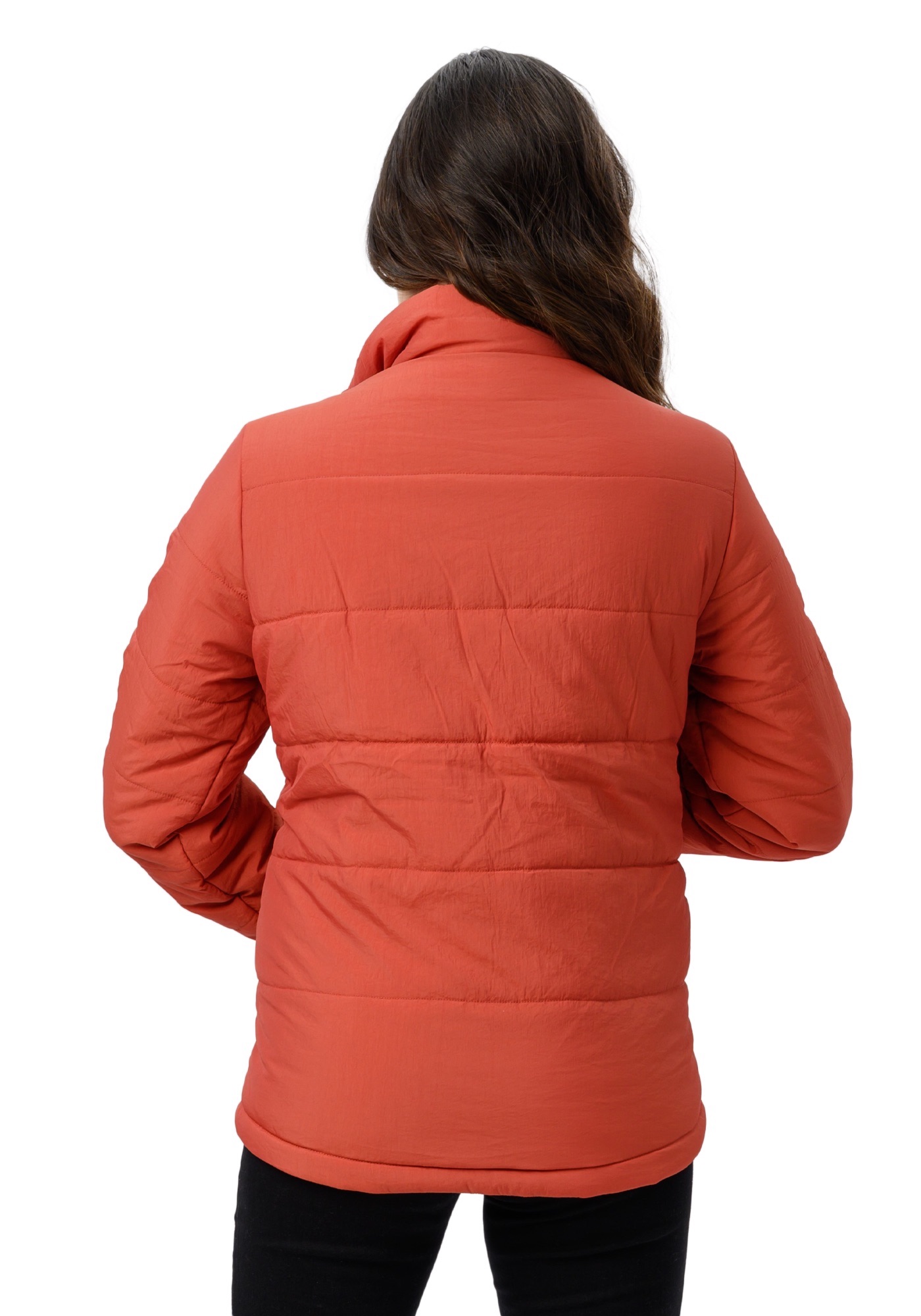 Foto 2 | Chamarra Térmica Ajustable Regular Fit Truly Bella color Rojo Coral