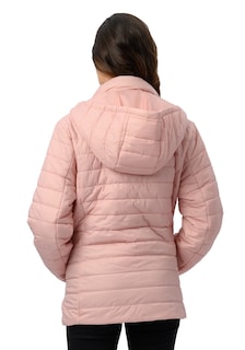 Foto 2 | Chamarra Capitonada con Capucha Corte Slim Refinery Republic color Rosa Claro