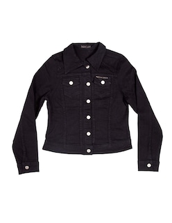Foto 4 | Chamarra De Mezclilla Indicum Noir Slim Fit Negra