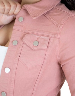 Foto 4 | Chamarra para Dama Indicum Pink Eye Slim Fit color Rosa