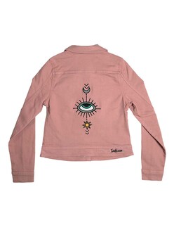 Foto 5 | Chamarra para Dama Indicum Pink Eye Slim Fit color Rosa