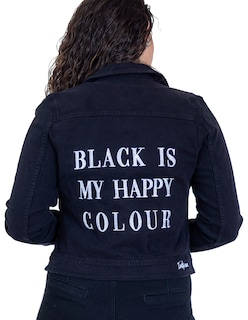 Foto 3 | Chamarra De Mezclilla Indicum Black Slim Fit Color Negro