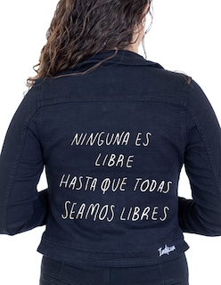Foto 3 | Chamarra de Mezclilla Indicum Denim Libre color Negro Slim Fit