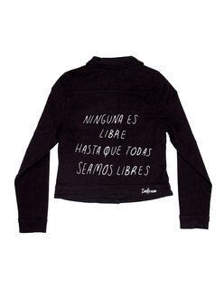 Foto 5 | Chamarra de Mezclilla Indicum Denim Libre color Negro Slim Fit