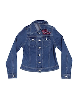 Foto 4 | Chamarra de Mezclilla INDICUM DENIM Gilr Gang color Azul Slim Fit