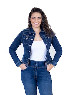 Foto 1 | Chamarra de Mezclilla Indicum Denim Aloha color Azul Slim Fit