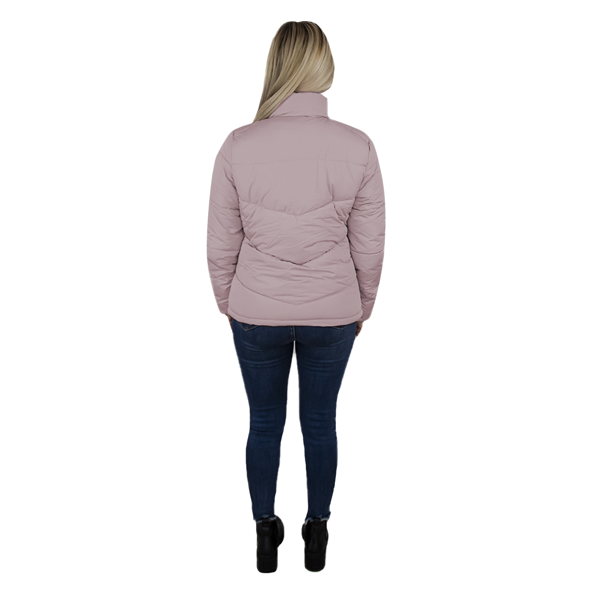 Foto 7 pulgar | Chamarra con Interior de Polar London Rock color Rosa para Mujer