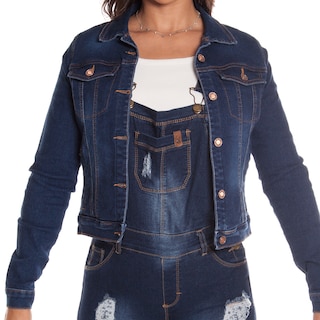 Foto 5 | Chamarra de Mezclilla Stretch Pineda Jeans para Dama con Bolsas