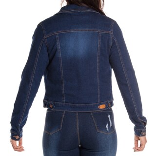 Foto 6 | Chamarra de Mezclilla Stretch Pineda Jeans para Dama con Bolsas