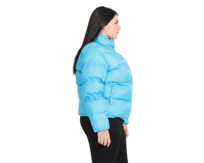 Foto 8 | Levi's Puffer Jacket 59544-0167 color Azul para Mujer