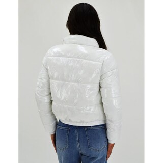 Foto 3 | Chamarra Acolchada Efecto Piel Roman Fashion Juvenil 7023 color Blanco