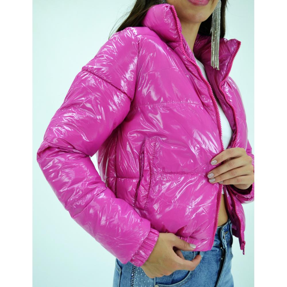 Foto 5 pulgar | Chamarra Acolchada Efecto Piel Roman Fashion Juvenil 7023 color Rosa
