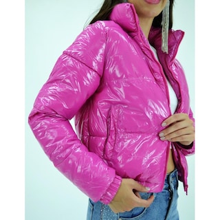 Foto 4 | Chamarra Acolchada Efecto Piel Roman Fashion Juvenil 7023 color Rosa