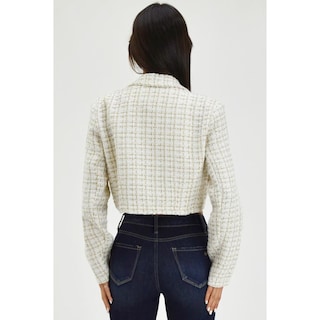 Foto 3 | Chaqueta Tipo Chanel Roman Fashion CH-JIR-8001 Blanco