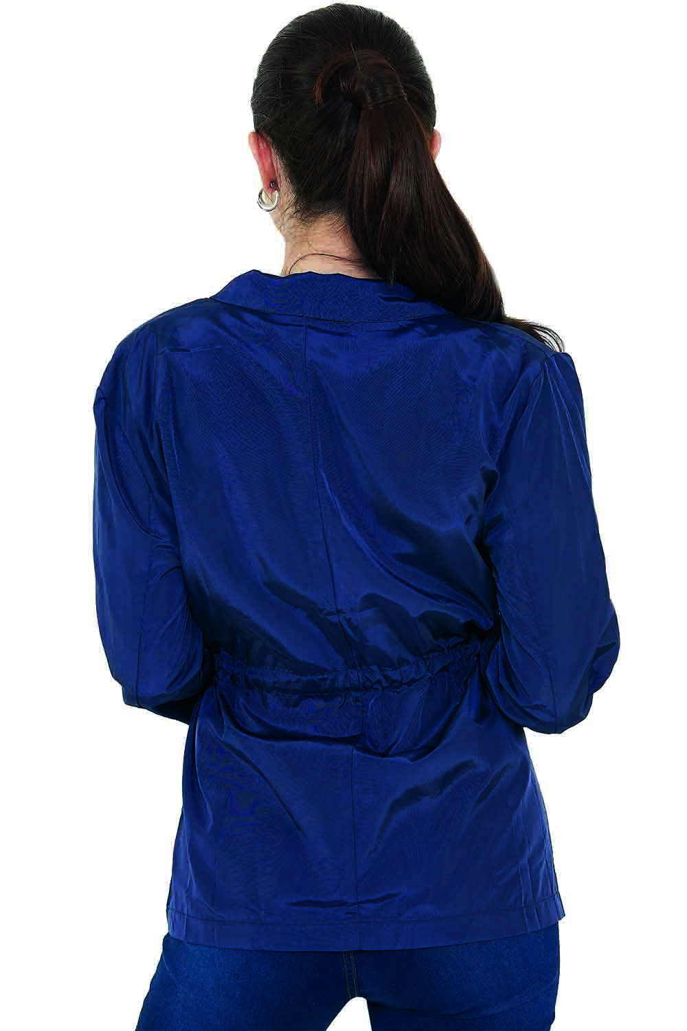 Foto 2 | Chamarra Devendi Color Azul Impermeable