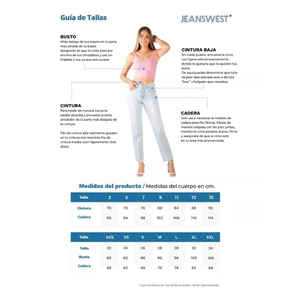 Foto 5 | Chamarra de Mezclilla Jeanswest 4062 Azul