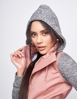 Foto 4 | Chamara Devendi Rosa Mangas y Gorro Stretch para Mujer