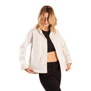 Foto 1 | Chamarra Jeanswest Oversize Blanca