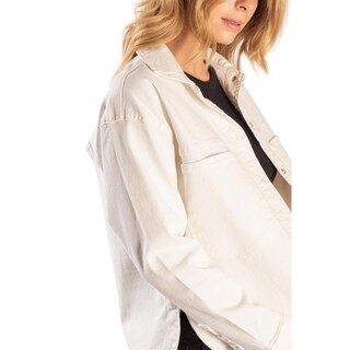 Foto 3 | Chamarra Jeanswest Oversize Blanca