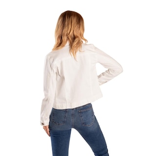 Foto 2 | Chamarra de Mezclilla Jeanswest 4039C Blanca para Mujer