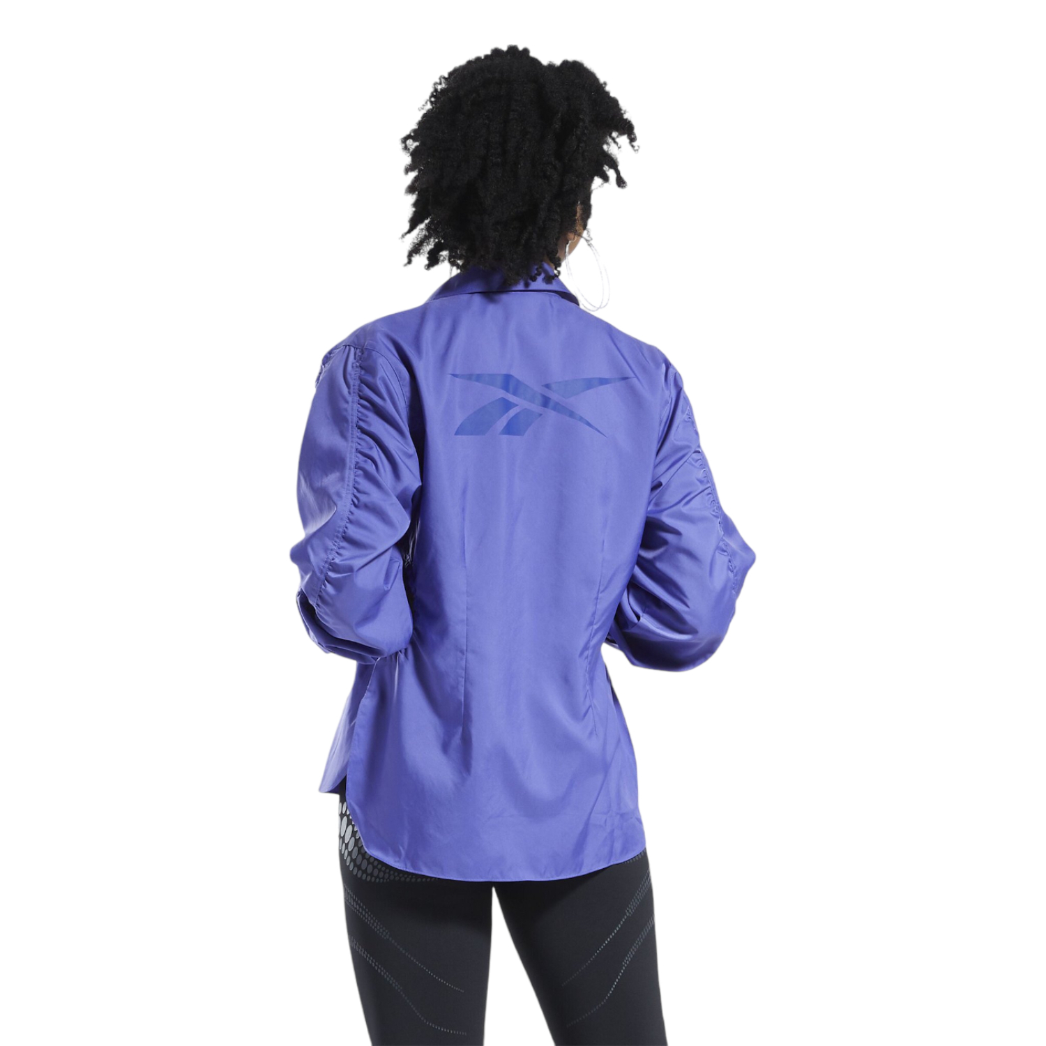 Foto 5 pulgar | Chamarra para Mujer Reebok Cardi B Púrpura