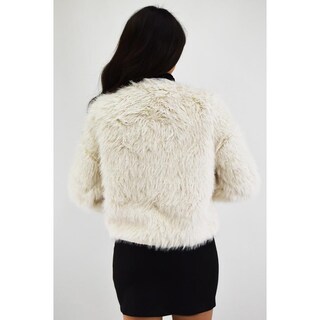 Foto 3 | Chaqueta de Peluche Juvenil 2405 Blanco