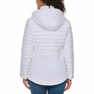 Foto 5 | Chamarra Tommy Hilfiger Stretch Jacket Blanca Para Mujer