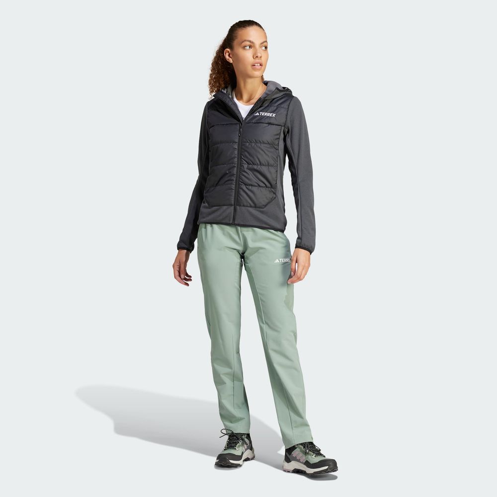 Foto 7 pulgar | Chamarra Térmica con Gorro Adidas Terrex Multi Hybrid Negra para Mujer