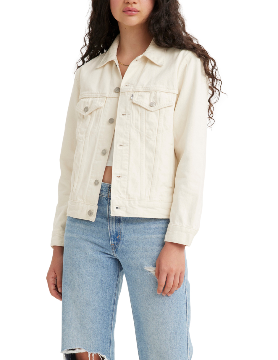 Foto 3 pulgar | Chamarra Trucker de Mezclilla Ex-Boyfriend Levi's
