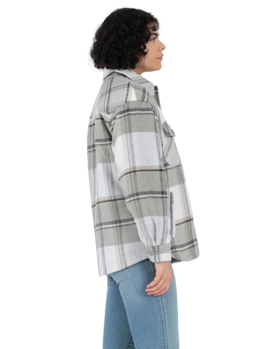 Foto 3 pulgar | Chamarra Levi's Shirt color Gris