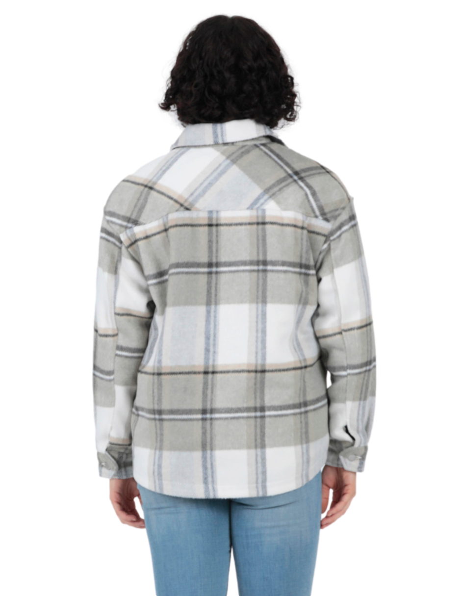 Foto 4 pulgar | Chamarra Levi's Shirt color Gris