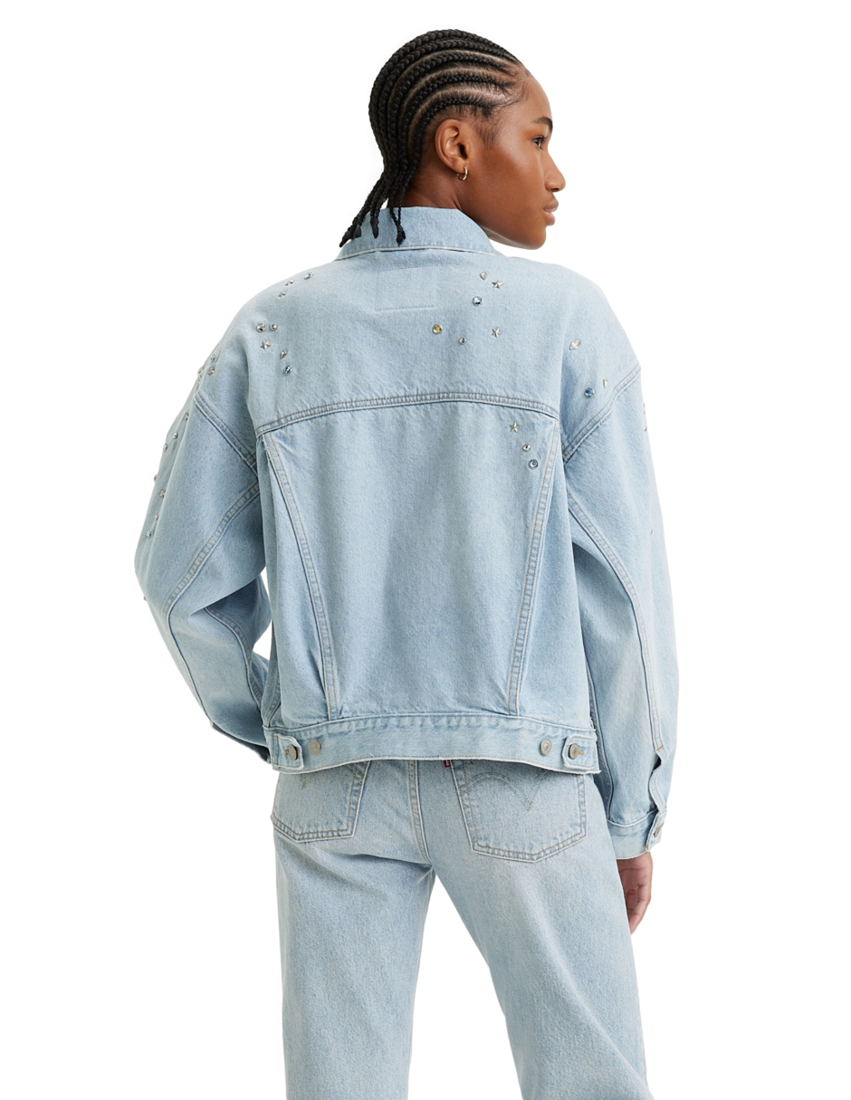 Foto 4 pulgar | Chamarra '90s Trucker Levi's color Azul