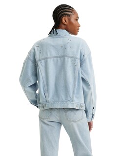 Foto 3 | Chamarra '90s Trucker Levi's color Azul
