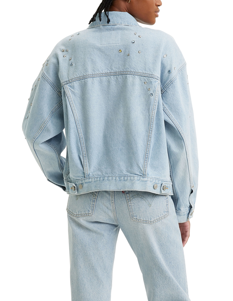 Foto 5 pulgar | Chamarra '90s Trucker Levi's color Azul