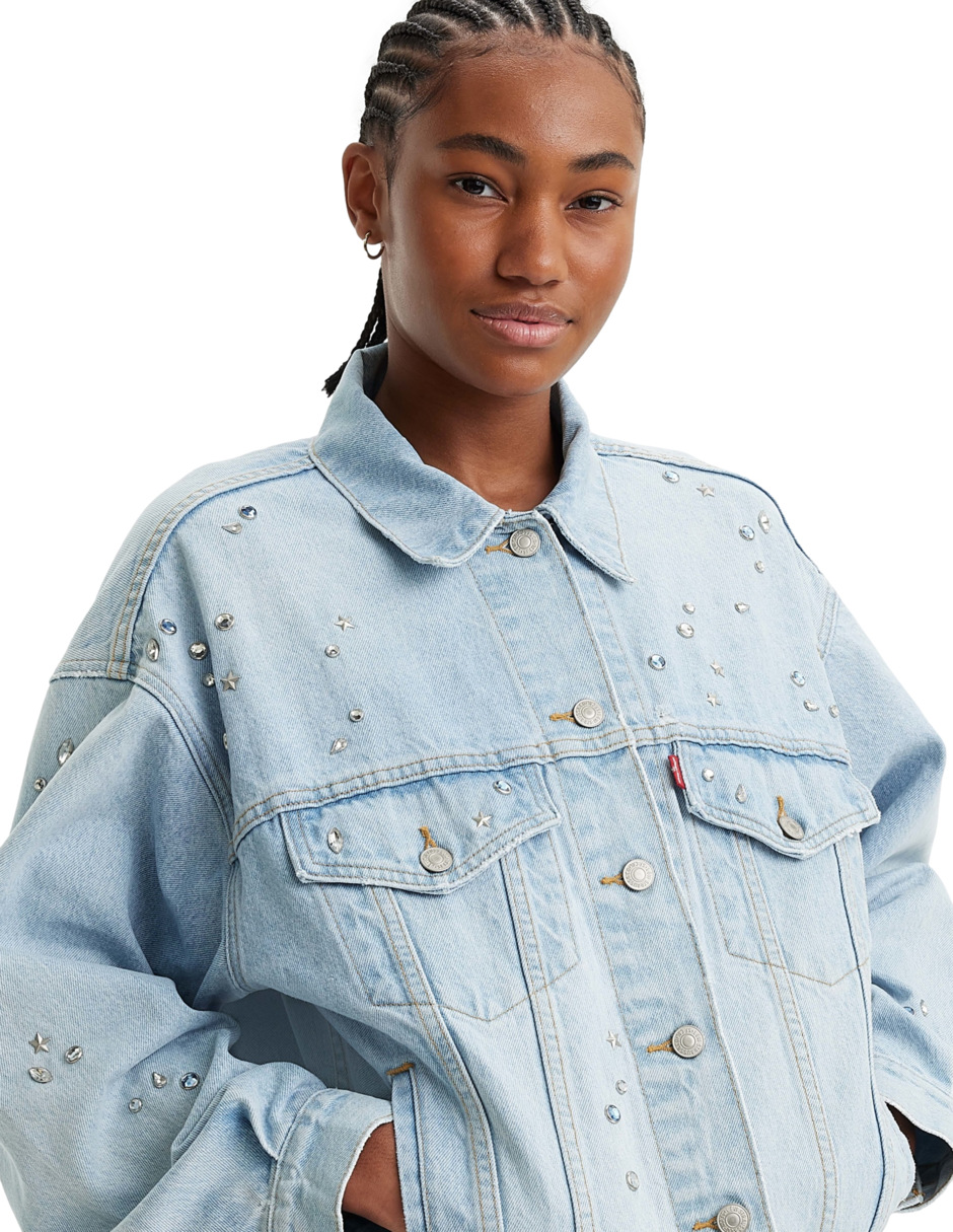 Foto 6 pulgar | Chamarra '90s Trucker Levi's color Azul