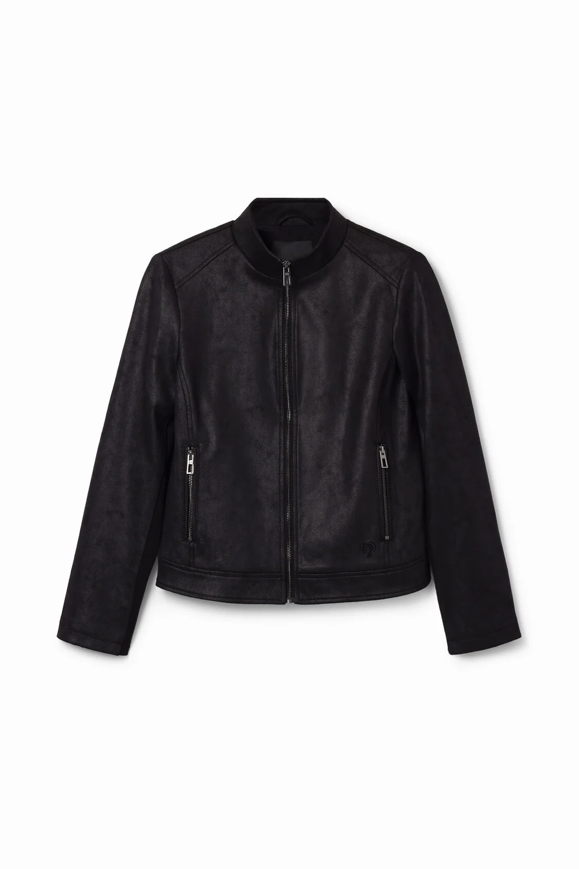 Foto 1 | Chaqueta Biker Slim Negro Desigual