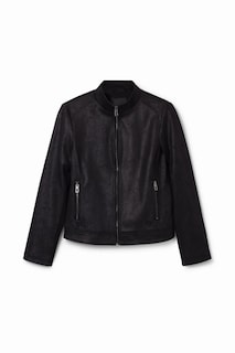 Foto 1 | Chaqueta Biker Slim Negro Desigual