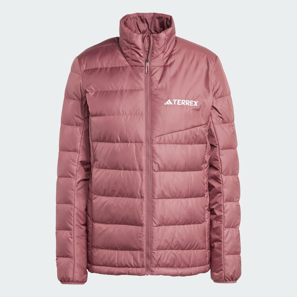 Foto 4 pulgar | Chamarra Adidas Mt Down Jkt Granate Diseño Sencillo y Audaz para Mujer