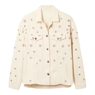 Foto 1 | Chaqueta Vaquera Trucker Margaritas Desigual