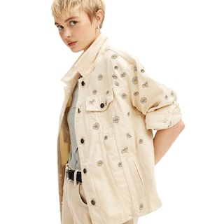 Foto 2 | Chaqueta Vaquera Trucker Margaritas Desigual