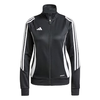 Foto 1 | Chamarra De Entrenamiento Tiro 24 Adidas Negro Mujer