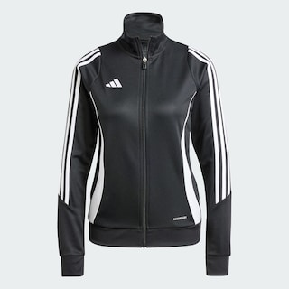 Foto 3 | Chamarra De Entrenamiento Tiro 24 Adidas Negro Mujer